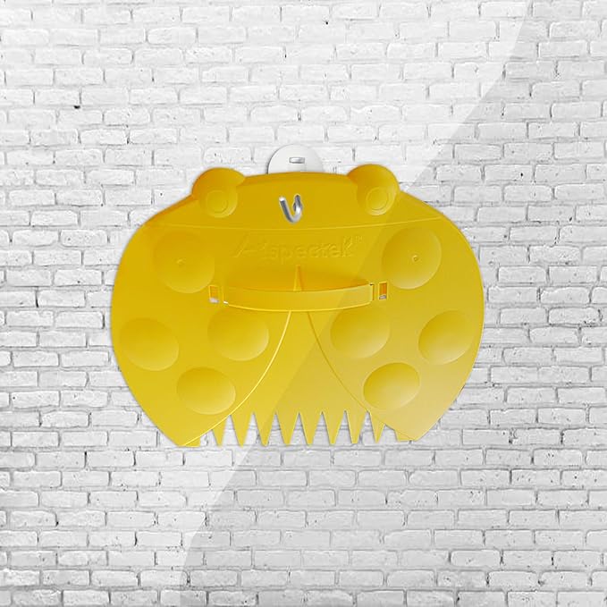 GardenHOME Garden and Yard Leaf Scoops/Hand Rakes with Adjustable Handles Large Sized Multi-use for Leaves, Lawn and Trash Pick-Up, Yellow