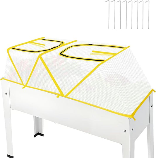 47.2" *14.6" *13.4" Foldable Garden Accelerator Plants Cover Freeze Protection for Raised Bed, Mini Greenhouse Cover with Two Air Hole, Frost Cover for Plant Vegetable Seedling Protector