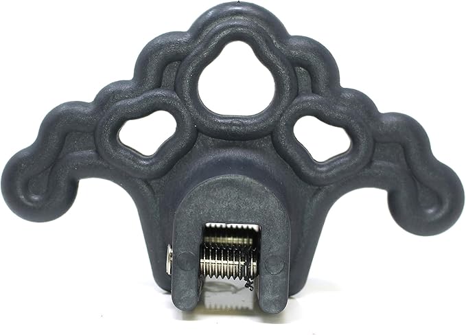 JSP Manufacturing Plastic Roof Ice Guard Snow Guard Snow Stops for Standing Seam Metal Roofing - Multi-Color/Multi-Pack Listing (20, Grey)