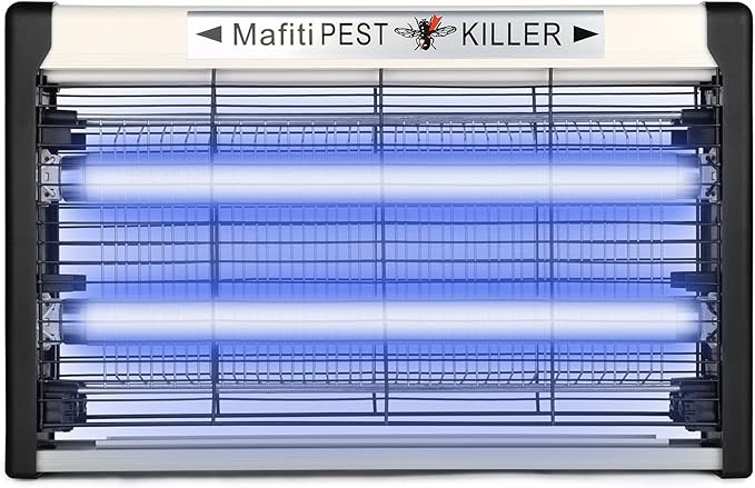 mafiti Bug Zapper Fly Traps Indoor Hanging Electric Mosquito Killer 3500V Gnats Fruit Trap for Home Restaurants Kitchen Garden Black
