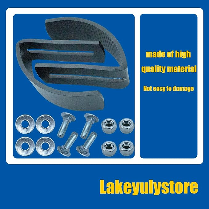 GXH24690 GXH23070 Snow Plow Skid Shoes for 46" Blade on 100 Series Mowers Fit for Jo-hn Dee-re 100 Series Tractor Snow Blower (2 Pack)