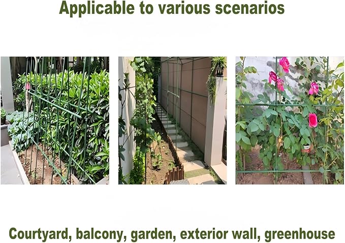 3 Feet Steel Plant Stakes, Garden Plant Stakes 36 Inch,25 Pack Tomato Stakes for Growing Climbing Plants, Potted Plants, Tomatoes, Trees, Cucumber, Beans, Fences Poles