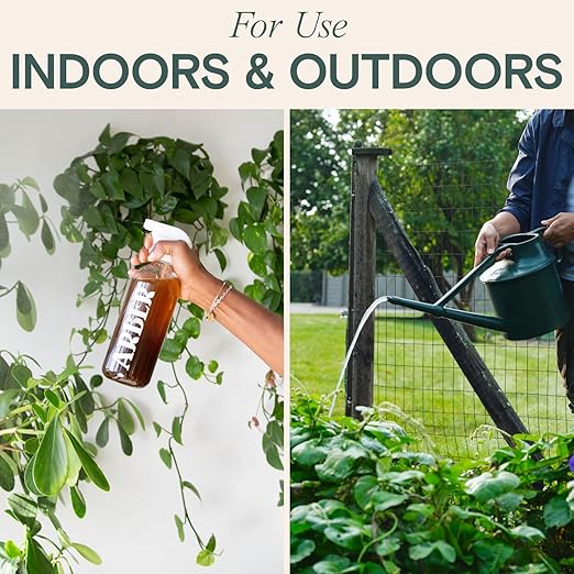 Organic Food & Fertilizer – Liquid Nutrients for Houseplants, Indoor & Outdoor Growth, House Fertilizer for Vegetables, Flowers, Monstera, Bougainvillea, Money Tree - (Organic Nutrition & Health Set)