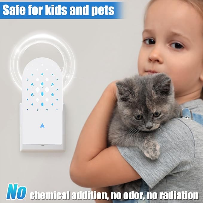 Fruit Fly Traps for Indoors, Plug-in Fly Trap Indoor with UV Light, Flying Insect Trap Mosquito Catcher Killer for Gnat, Moth, Flies with 5 Pcs Glue Boards