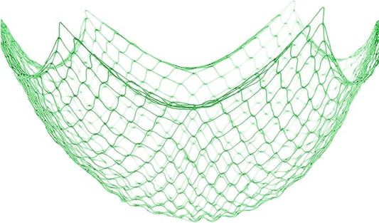 2 Pack Fish Net Decorations for Party,Natural Cotton Hawaiian Party Fishing Net Decorative, Nautical Themed Cotton Fishnet Under The Sea Pirate Ocean Beach Decor