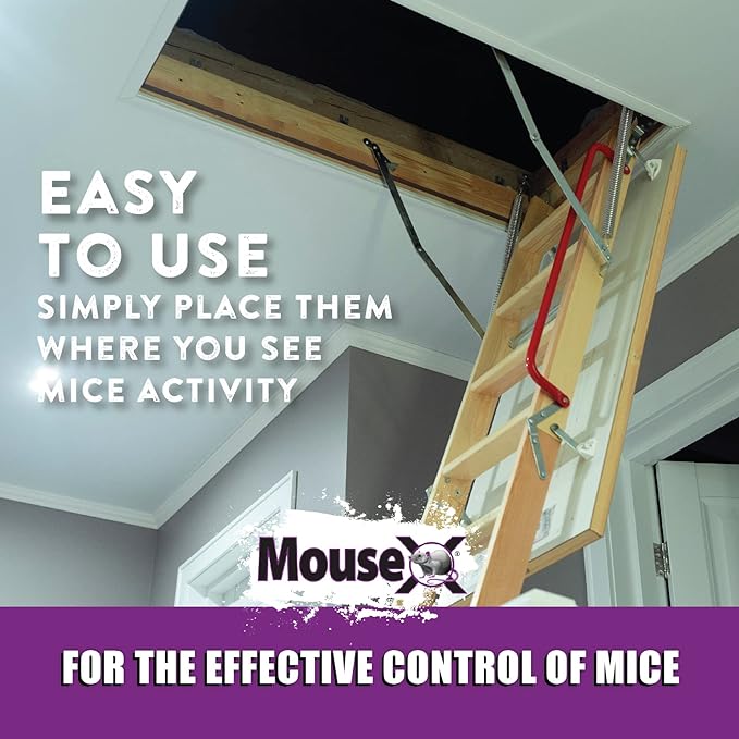 MouseX Throw Packs- for All Species of Rats Mice Safe Around Pets