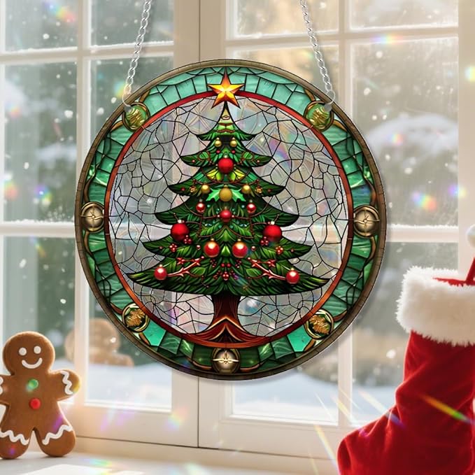 Sun Catchers Indoor Window, Acrylic Rainbow Suncatcher Window Hanging Decoration for Living Room Bedroom Summer Home Balcony Ornaments Decoration