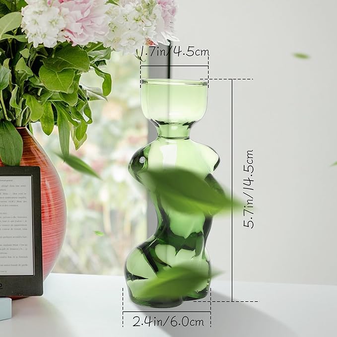 Propagation Vases for Plants Plant Propagation Jars Unique Body Avocado Vase Glass Planter Perfect for Seed Starting Water Rooting and Home Decor Gift for Father