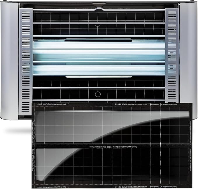 Catchmaster Vector Plasma Grilled Light Trap, UV Light Fly Traps, Gnat Traps for House Indoor, Shatterproof Bulbs, UV Lamp Insect Killer, Bug Light for Commercial Kitchen, Warehouse & Restaurants