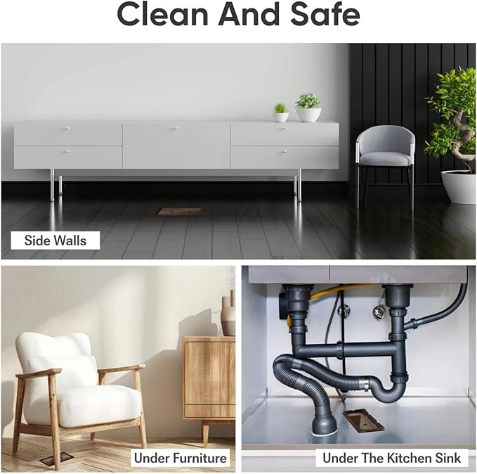 Mouse Traps and Small Rat Trap – 12 Pack Glue Mouse Traps Indoor for Home, Pre-Baited Strong Adhesive Boards, Safe Pest Control, Trampas para Ratones