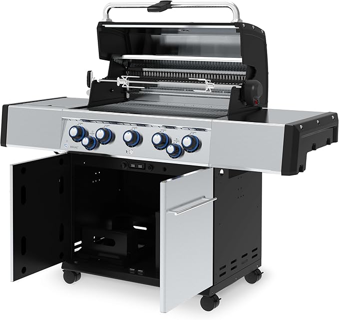 Broil King 958344 Regal S 590 Pro Propane Gas Grill, 5-Burner, Stainless Steel