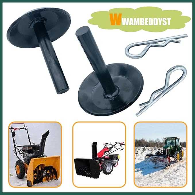 69212 Snow Plow Skid Shoe Blade Protector Skid Shoe Replacement Plow Skids (2-Pack)