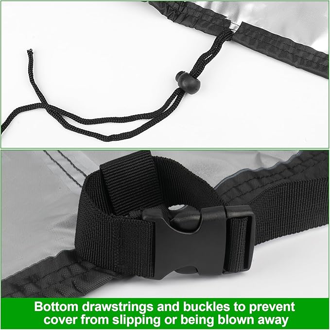 Potting Bench Cover, Waterproof Cover for Mederla Outdoor Storage Cabinet 32"x19"x36", Protective Cover for Garden Cabinet/Wood Workstation/Potting Table with Storage Cabinet