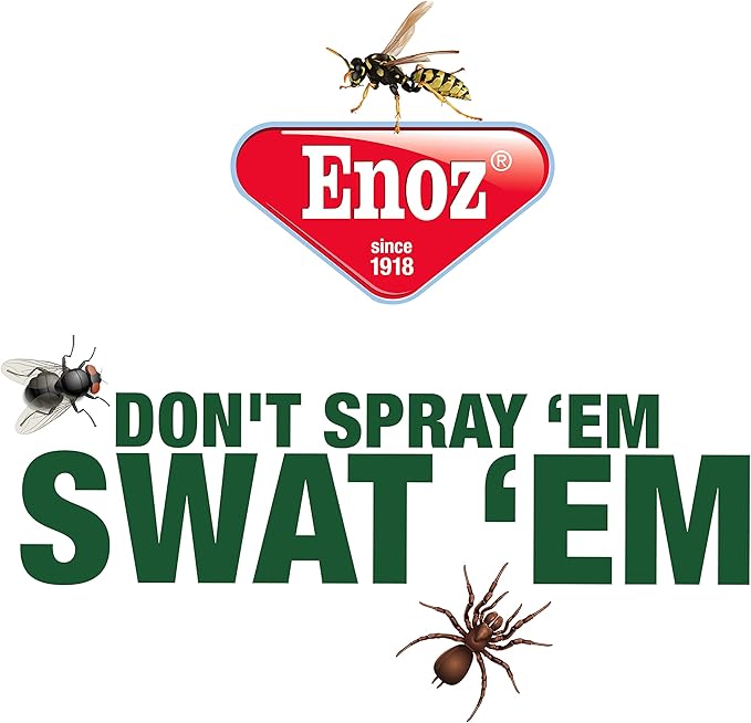 Enoz Wire Mesh Head Flyswatter with Metal Handle (Pack of 3)