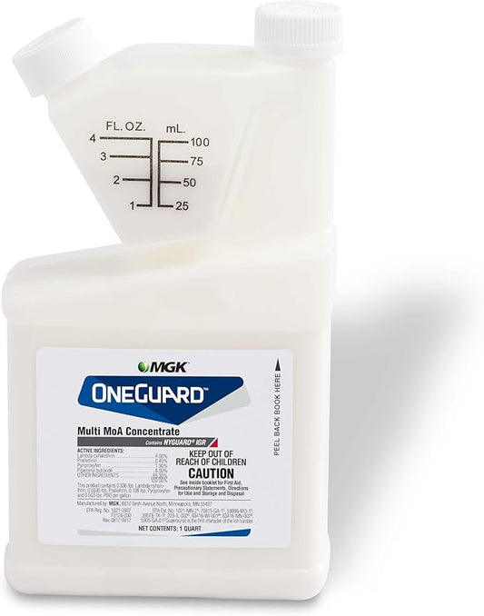 MGK OneGuard® Multi MoA Concentrate | Long-Lasting Insecticide | Professional Pest Control Product | Flea, Tick, Fly, Cockroach, Spider, Scorpion, Mosquito Concentrate | Quart