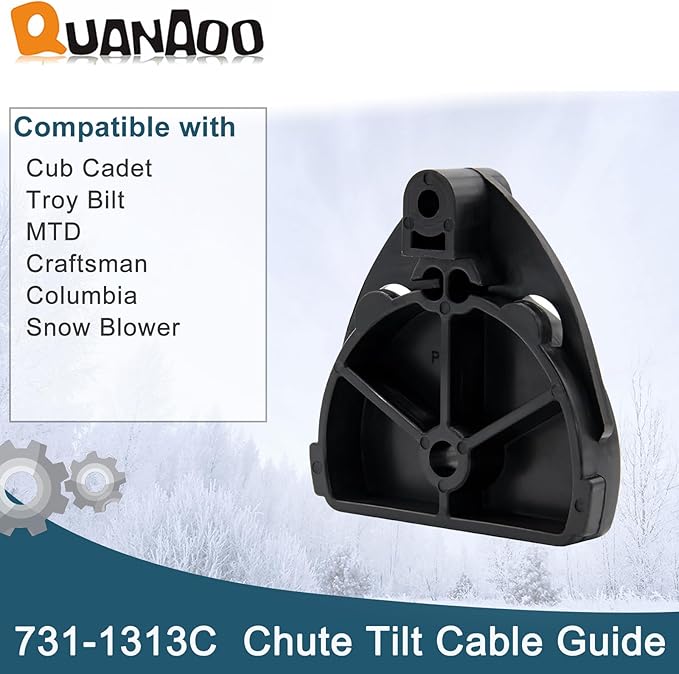 Guide Cable 731-1313C 73-834 for MTD Cub Cadet Troy Bilt Snow Throwers Replace 731-1313C 731-1313 731-1313A 731-1313B 731-1313BP 931-1313B