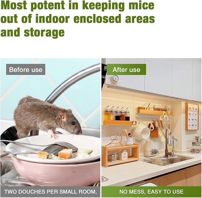 24PCS Rodent Repellent Pouches, Kid-Friendly, Non-Toxic and Safe