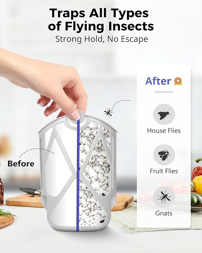 UBeesize 16 Pack Refill Cartridge for Zevo M364 and Max, Replacement Refill Compatible with Zevo Plug-in Light, 100% Fit (16 Cartridges)