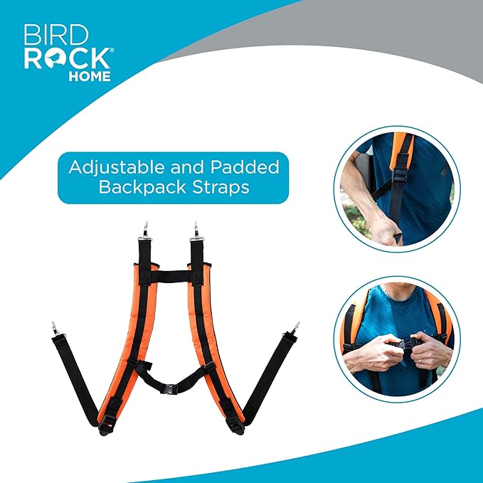 BIRDROCK HOME 4-Gallon Battery-Powered Garden Sprayer - Adjustable Stainless Steel Wand, Lightweight, Rechargeable 12V Lithium Battery, Ideal for Lawn, Garden, and Outdoor Spaces