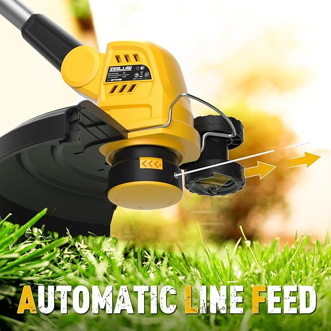 13" 20V Cordless Lawn Mower and 12" 20V Cordless String Trimmer and Edger