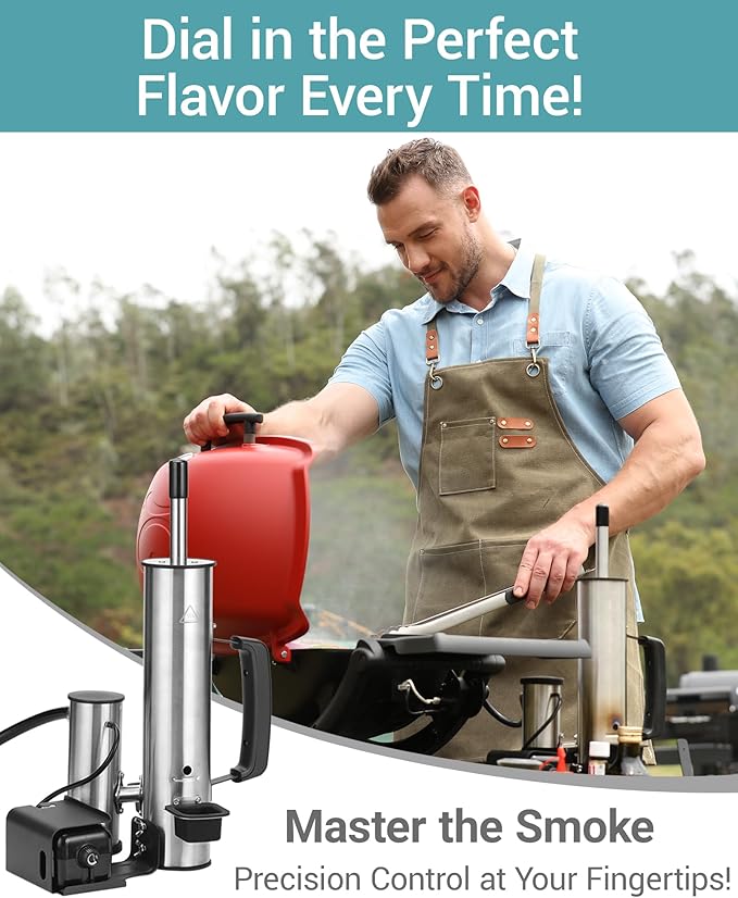Smoke Generator For Cheese, Smoke Tube For Pellet Smoker, Portable Electric Smoke Maker Outdoor Smoker Accessories, Hot or Cold Smoking Attachment for any Grill or Smoke, Best Gifts for Men, Dad