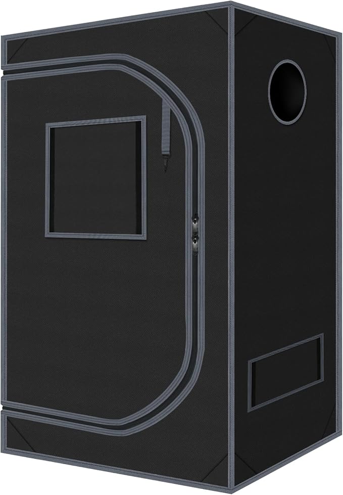 Grow Tent 24"x36"x60" Growing Tents for Indoor Plant 600D Mylar Hydroponic High Reflective Grow Tent for Plant Fruit Flower Veg Growing