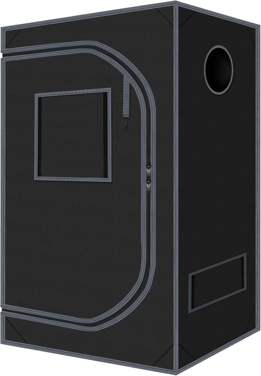 Grow Tent 24"x36"x60" Growing Tents for Indoor Plant 600D Mylar Hydroponic High Reflective Grow Tent for Plant Fruit Flower Veg Growing