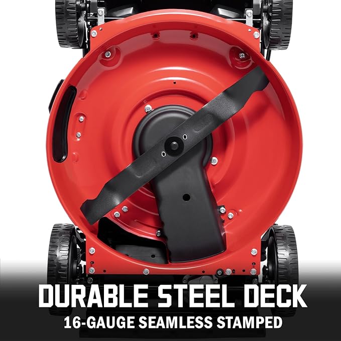 PowerSmart Self Propelled Gas Lawn Mower 22-Inch with 170cc OHV Engine, RWD Single-Speed 3-in-1 with Bagging DB8622S