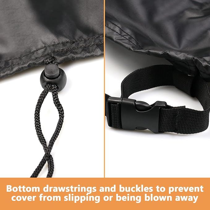 Outdoor Storage Cabinet Cover, 47" x 25.6" x 37.8",Waterproof& Dustproof Cover for Rubber maid Decorative Outside Organization, Protective Covers for Patio Storage Shed