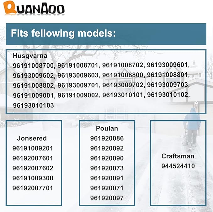 Deflector Control Cable 586961501 for Husqvarna Craftsman Poulan Jonsered Snowblower fits Husqvarna ST224 ST227P ST230P Snow Blower