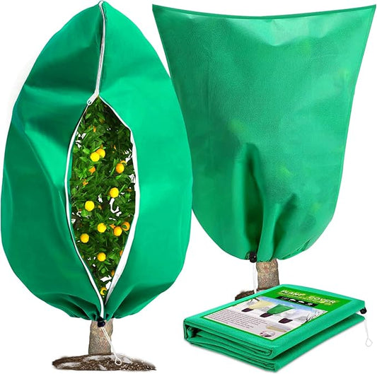 DQS Plant Covers Freeze Protection, 74.8" x90.5" Winter Frost Protection Blankets Frost Cloth,Suitable for Outdoor Winter Frost, Cold Weather, shrubs, Trees, Jackets, and coverings