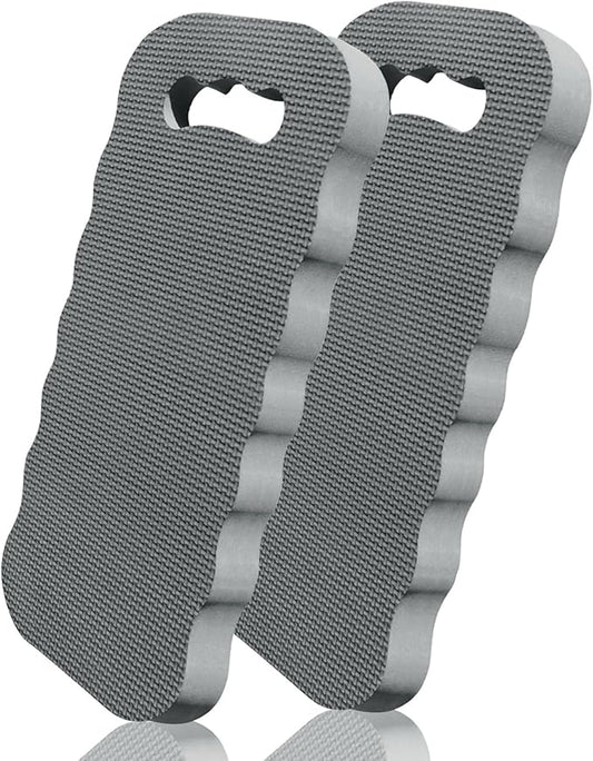 Thick Kneeling Pad 2 Pack, Waterproof,Comfortable Garden Kneeling Pads Stain Resistant, Multi-Functional Kneeler Pad for Gardening, Baby Bath, Yoga, Praying and Exercise (Deep Grey)