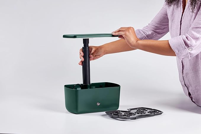 AeroGarden Harvest 2.0, Indoor Garden Hydroponic System with LED Grow Light, Holds up to 6 AeroGarden Pods, Green