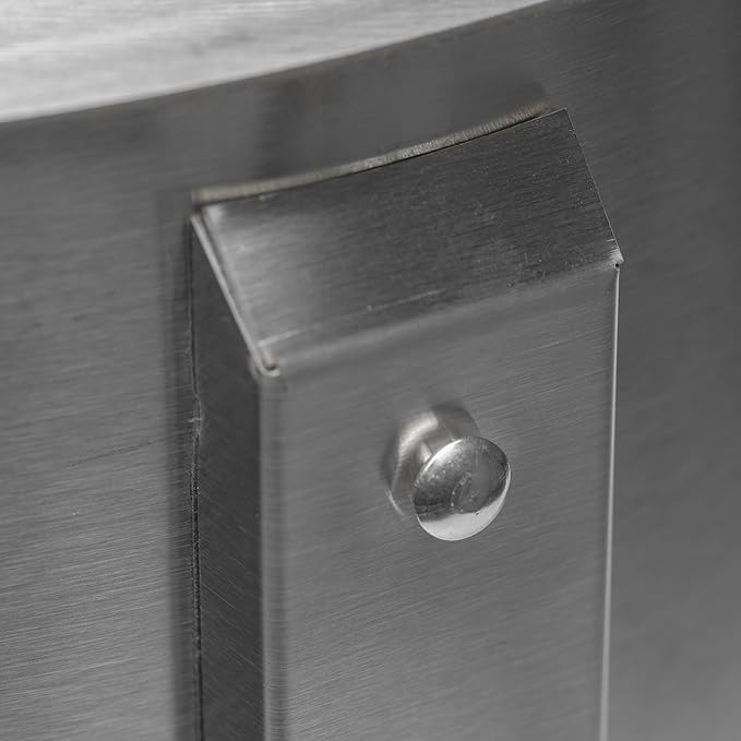 Stainless Steel Attachable Grill for Smokeless Firepit - 18 Inch - Open Fire Cooking Rack for Wood Burning Fire Pit, Camping, Bonfire, BBQ & Backyard - Compatible Only with Stainless Steel Firepit