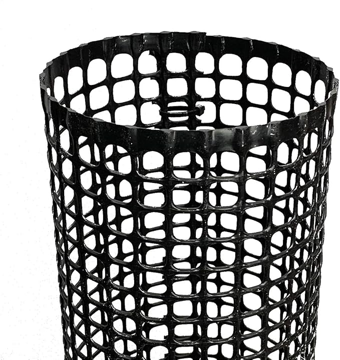 Mesh Tree Bark Protector 12 Inches Tall (25 Pack) Standard Weight with Zip Ties