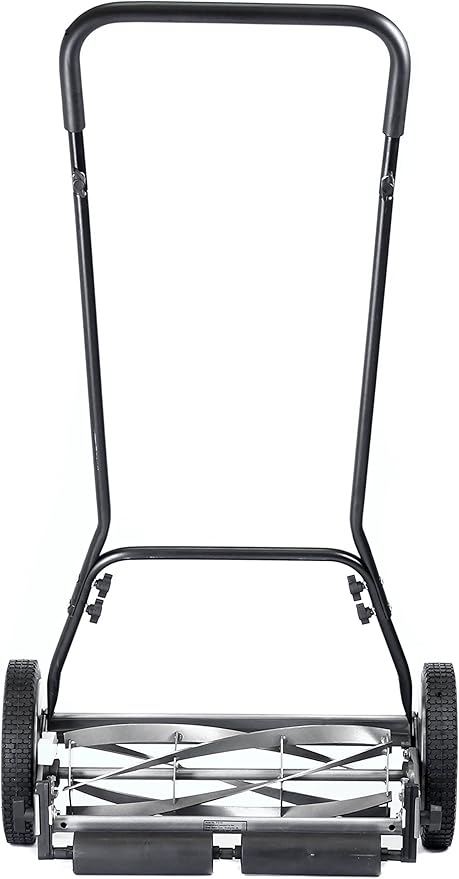 Great States 815-18 18-Inch 5-Blade Push Reel Lawn Mower, 18-Inch, 5-Blade, Grey