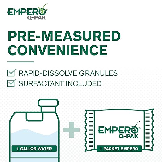 Atticus Empero Q-Pak Nutsedge Killer (2-Pack) Turf Herbicide - Kills Nut Grass in Established Lawns, Ornamental Turfgrass, & Landscape Areas - Halosulfuron - by Atticus