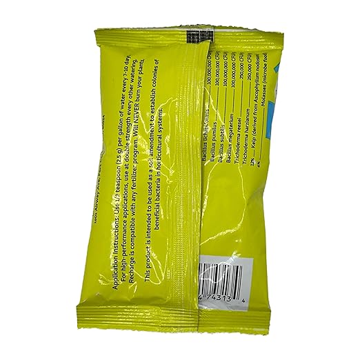 Real Growers Recharge - Mycorrhizae Instant Compost Tea/Soil Microbes for Plant Growth - 2oz