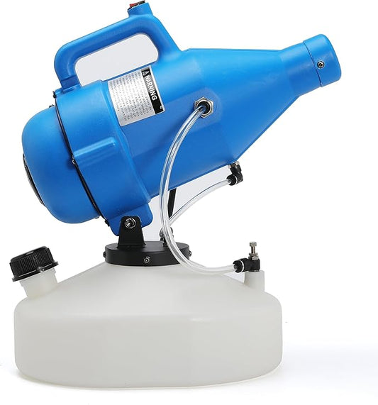 4.5L (1.2 Gallon) Electric ULV Portable Fogger Sprayer Machine Spraying Distance 30ft with 16.4ft Cord Atomizer Mist Cold Fogger for Home,Hotel,Church,School,Lawn and Garden