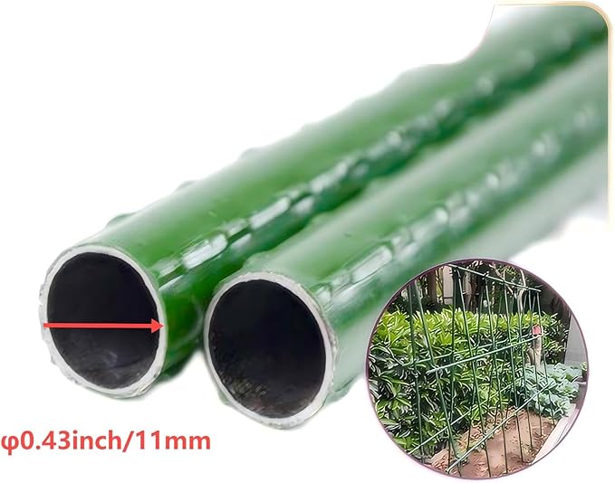 3 Feet Steel Plant Stakes, Garden Plant Stakes 36 Inch,25 Pack Tomato Stakes for Growing Climbing Plants, Potted Plants, Tomatoes, Trees, Cucumber, Beans, Fences Poles