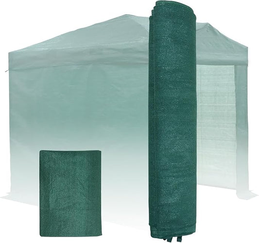 EAGLE PEAK Replacement Mesh Cover for 8x6 Portable Walk-in Pop up Greenhouse, Front and Rear Zippered Entry Doors (Frame Not Included), Green