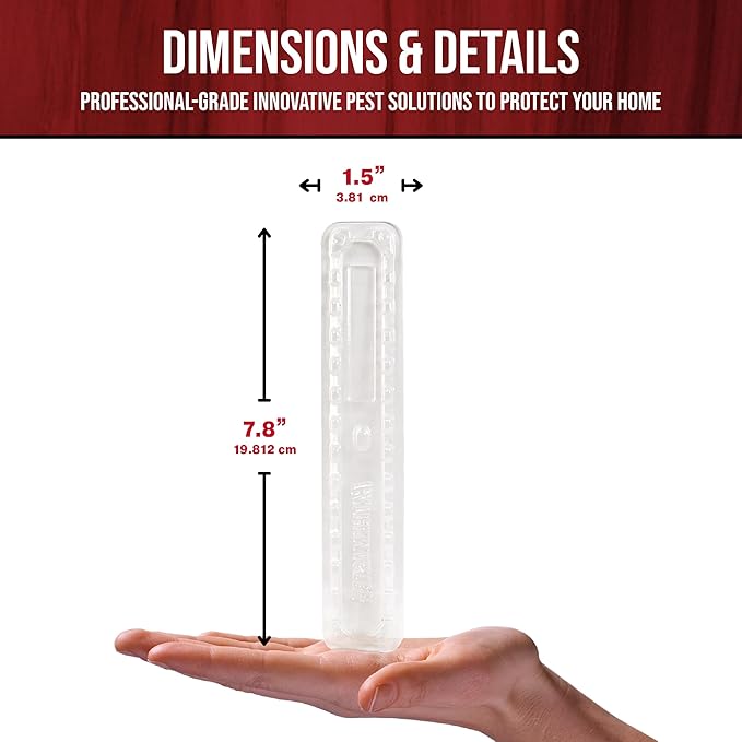 Catchmaster DEFIANT Extra Long Reusable Ant Traps Indoor (8 Pack) For Narrow Spaces – Liquid Ant Killer - Bait NOT Included - Stackable, Translucent Design – 28 Entry Points For Maximum Access