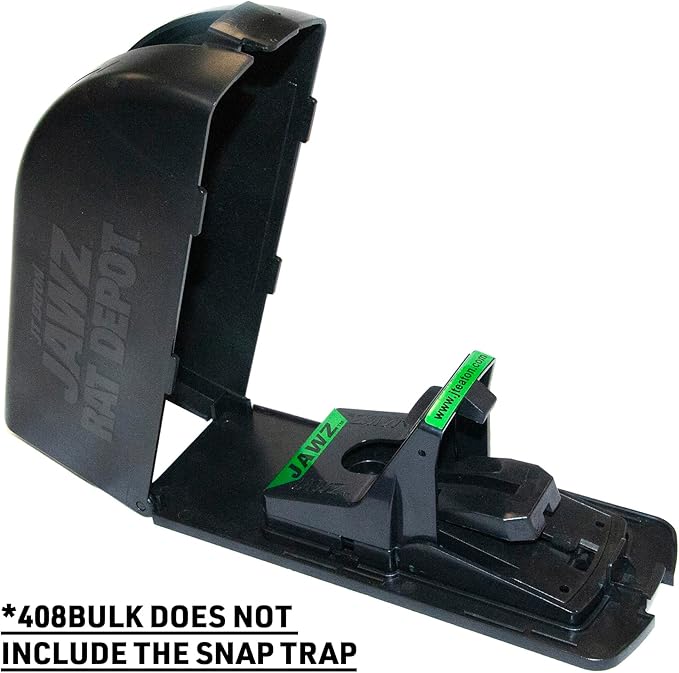 JT Eaton Jawz Depot 408BULK Bulk Mouse Snap Trap Covers, Compatible with Most Glue Traps, Pack of 6, Reusable and Discreet