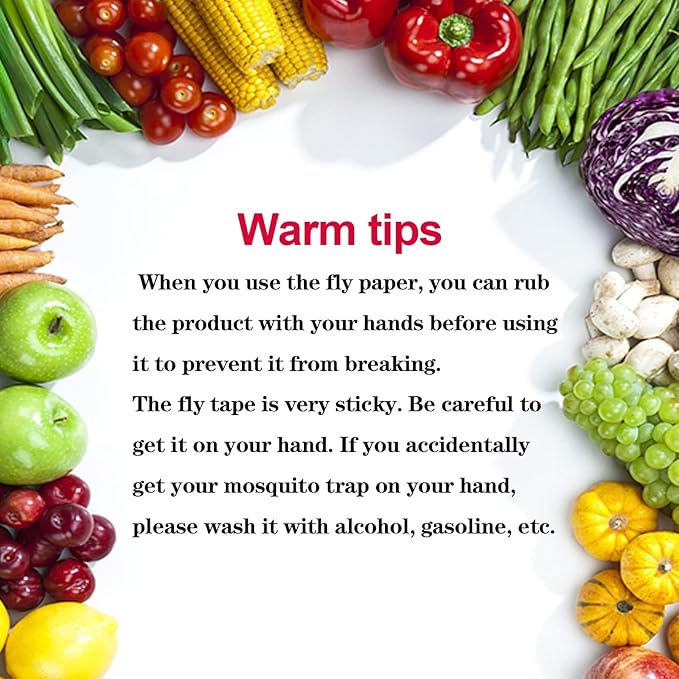 40 Pack Fly Trap, Fruit Fly Traps for Indoors, Fly Traps Outdoor Hanging, Flying Insect Trap, Fly Strips Tape Paper Ribbon, Gnat Traps for Bug, Insect, Pest, Mosquito, Pink