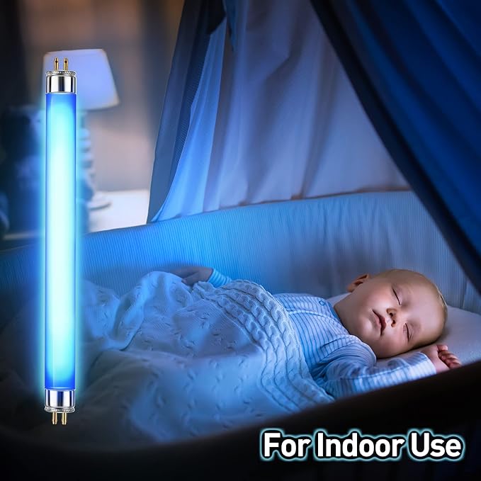 Bulbs Replacement for 32050, T5 6W UV Bulbs for Outdoor Insect Trap, Compatible with DT2000XLP DT2000XL DT3012, Mosquito and Flying Insect Trap Replacement UV Bulb(2)