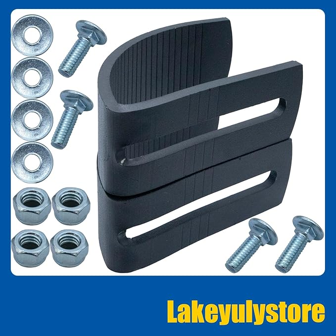 GXH24690 GXH23070 Snow Plow Skid Shoes for 46" Blade on 100 Series Mowers Fit for Jo-hn Dee-re 100 Series Tractor Snow Blower (2 Pack)