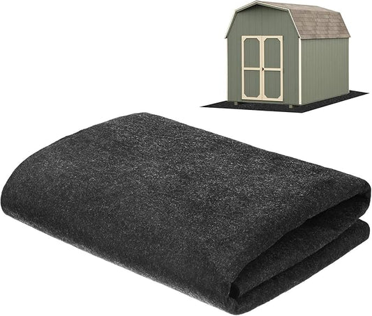 Outdoor Storage Shed Mat, 3x5 FT Waterproof Small Shed Flooring Mat for Patio Furniture Floor Protecting from Wear/Liquid/Dust/Oil, Non-Slip Carport Pad [Grey]