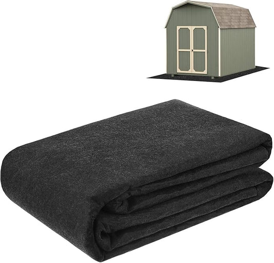 Outdoor Storage Shed Mat, 6x8.2 FT Waterproof Small Shed Flooring Mat for Patio Furniture Floor Protecting from Wear/Liquid/Dust/Oil, Non-Slip Carport Pad [Grey]