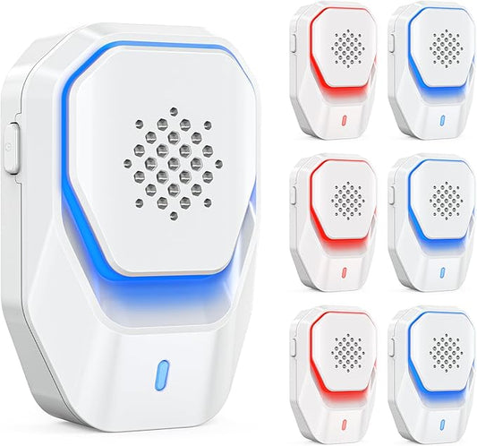 Upgraded 6 Packs Ultrasonic Pest Control Repeller, Electronic Spider Repellent Indoor for Insect Roaches Rodent Ant Bug Mosquito Mouse Repellent Plug in for House Kitchen Garage Warehouse