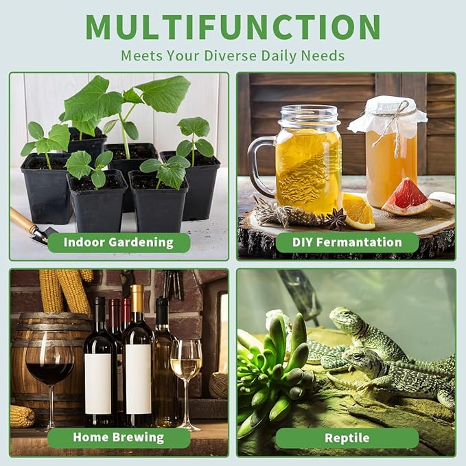 Seedling Heat Mat for Seed Starting, 10" x 20.75" 21W Waterproof Heating Pad for Indoor Tray Plants,Safe & Durable Warm Mats for Hydroponics Germination